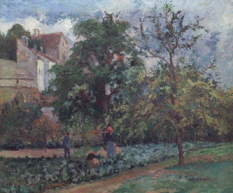 Camille Pissarro The orchard at Maubuissson,Pontoise Le verger a Maubuisson,Pontoise China oil painting art